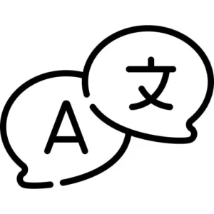 Multilingual Support Icon